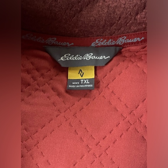 Men’s Eddie Bauer quilted quarter zip - Picture 2 of 3